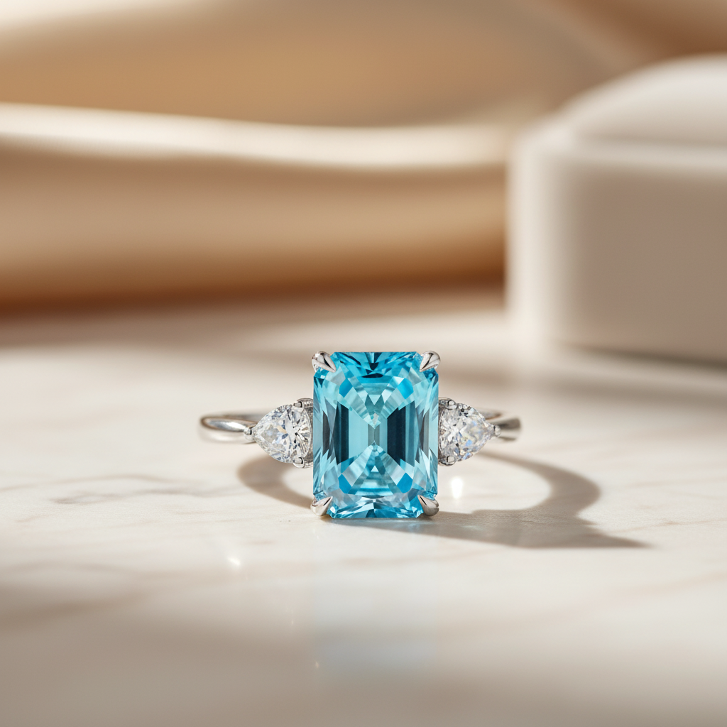 Lumière Colour Ring – Blue Diamond