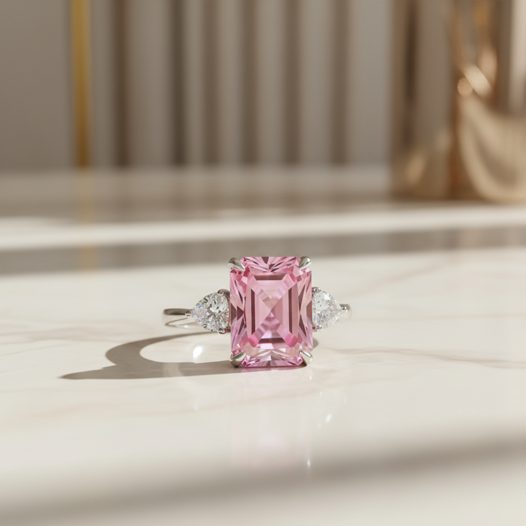 Lumière Colour Ring – Medium Pink