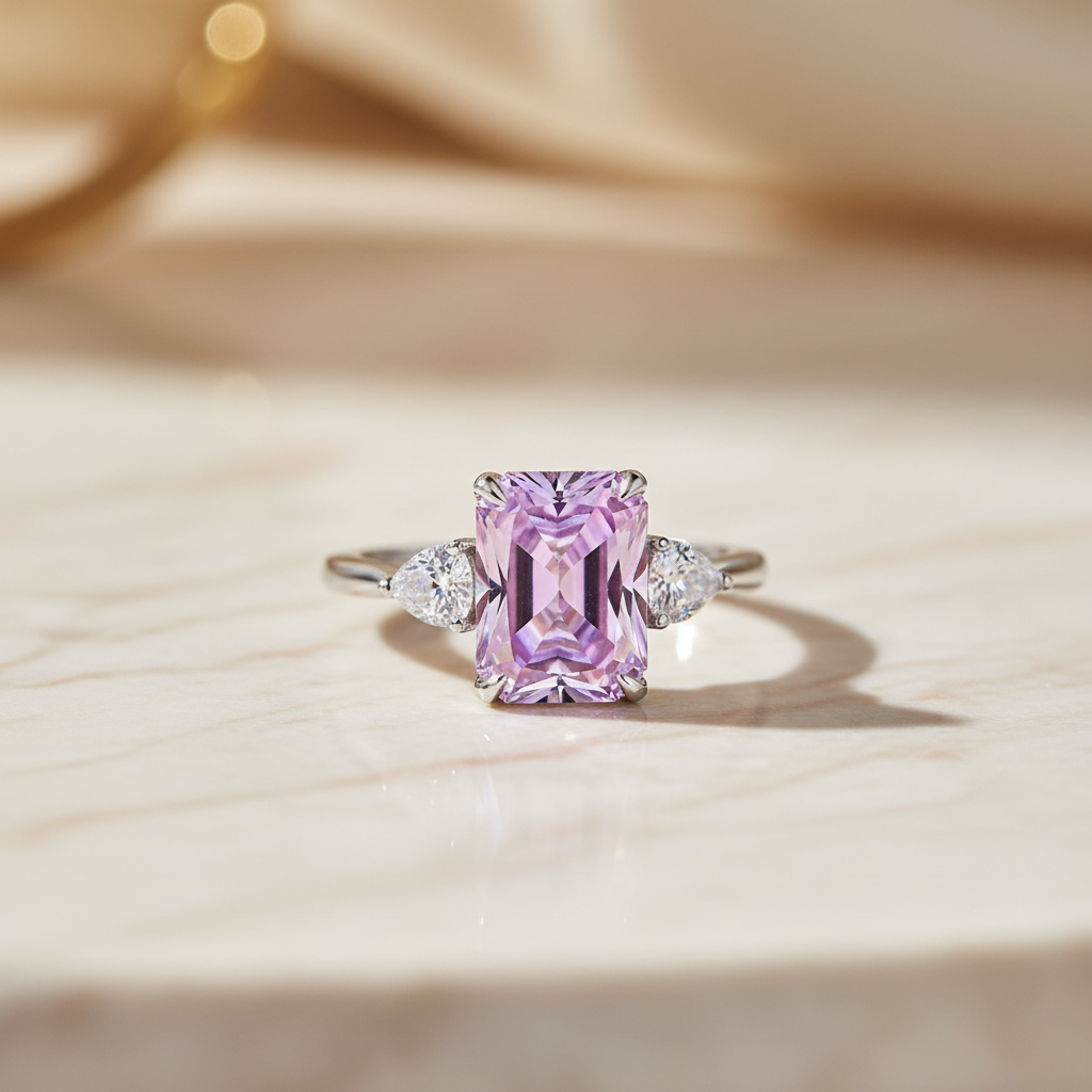 Lumière Colour Ring – Purple Diamond