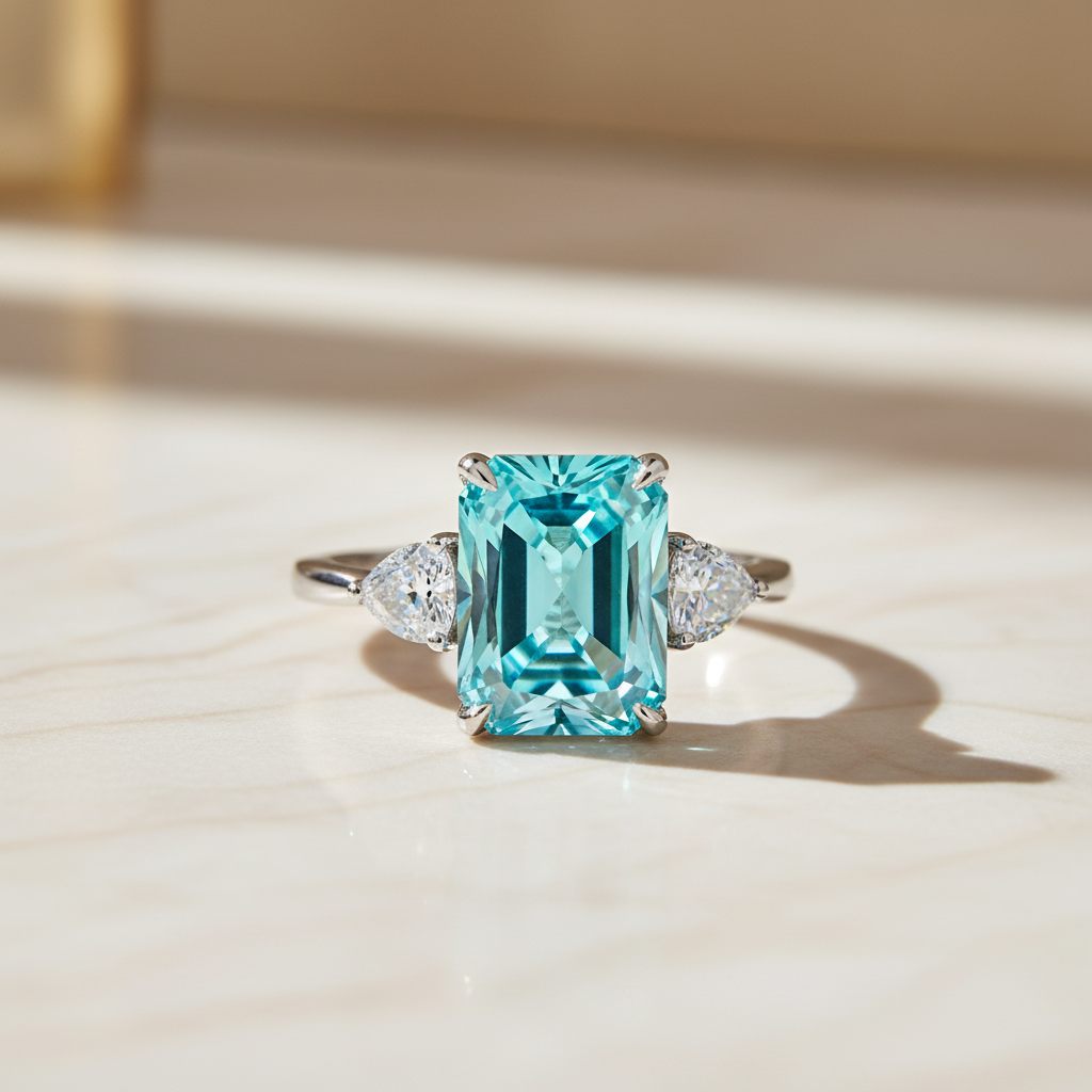 Lumière Colour Ring – Sky Blue