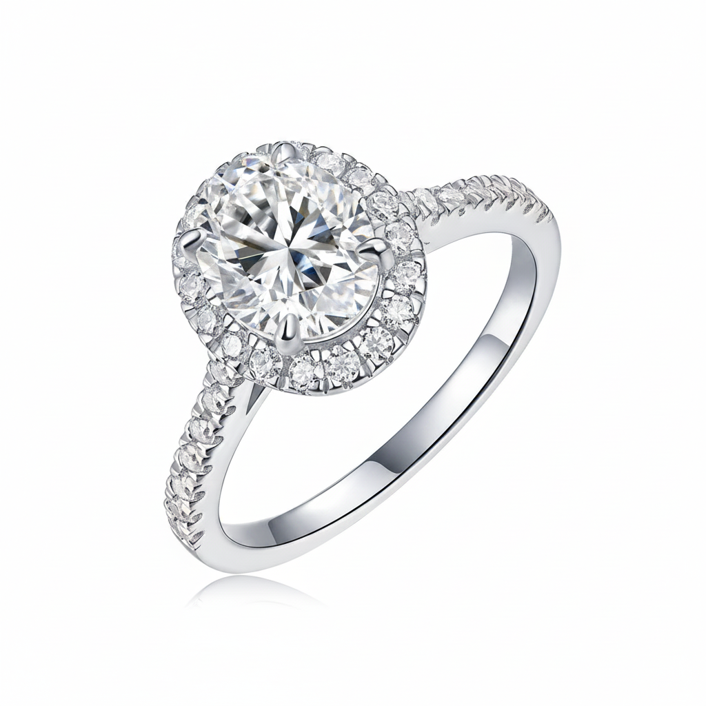 The Audrey Ring — studio white